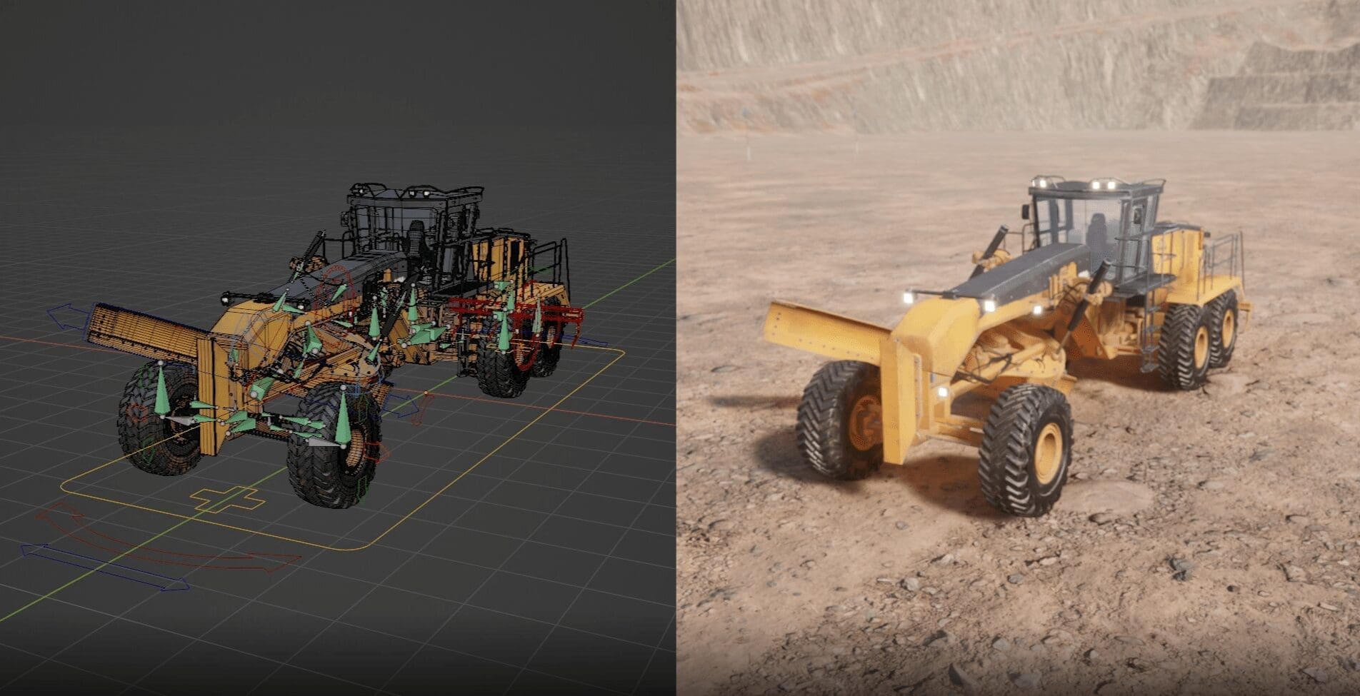 Machine Articulation and Rigging